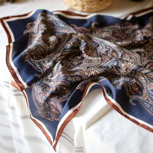 오리엔탈 페이즐 정사각 쁘띠 스카프 4color