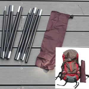 이드나인 초경량 블랙 듀랄루민 타프폴대 2개 175cm+보관