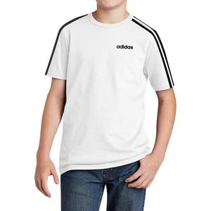 아디다스 유스보이 에센셜 3S 반팔티 K 티셔츠 화이트 DV1800