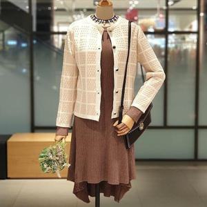 [오더렛][오더렛] 웨지 문양 도톰 카디건-2 (6173356)