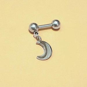 [이어넥핸즈] 변색없는 써지컬스틸 초승달 피어싱