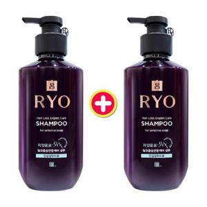 려 자양윤모 민감성 두피용 샴푸 400ml 2개묶음