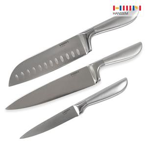 한샘 올스텐 핸들 주방칼 과도+산도쿠+쉐프나이프