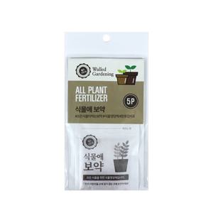 월드가드닝 식물애 보약 5P 식물영양제 다육이영양제