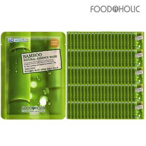 (100매)푸드어홀릭3D 대나무 내추럴에센스 마스크팩