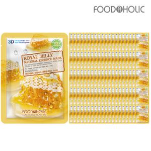 (100매)푸드어홀릭3D 로얄제리 내추럴에센스 마스크팩
