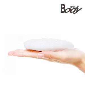 바디클리노 곤약스펀지 바디샤워용 대형 화이트