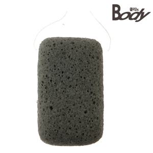 바디클리노 말랑말랑 아기목욕 곤약스펀지 중형 참숯