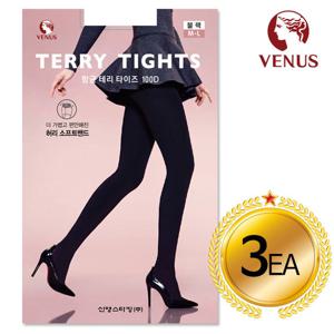 비너스 VN_VST8781 항균테리 보온타이즈 x3(블랙/M-L)