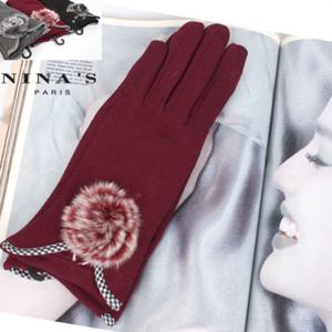 래핏폼폼 털안감 여성장갑(0FW324)