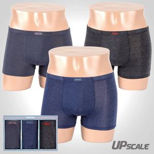 [업스케일] 주니어 드로즈3매 초등중 남학생속옷 팬티세트