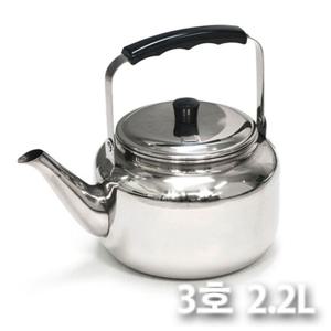 DWU 키친아트 스텐 주전자 3호 2.2L 내부 스텐걸름망