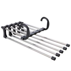 에코벨 바지걸이 접이식 5단/옷걸이 옷커버 화장품 정리함