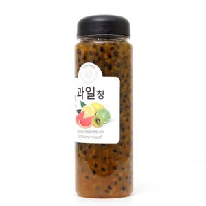 과육이 넘치는 패션후르츠청 500ml