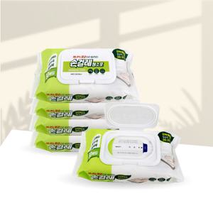 손걸레 청소포 80매 x 5개/ 물티슈 일회용 청소