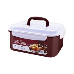 메이홈 BPA FREE 국내생산 원핸들 김치통 3.5L