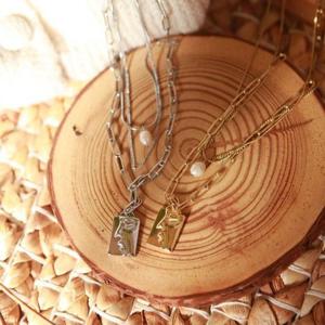 [이어넥핸즈] 써지컬스틸 3라인 레이어드 목걸이세트