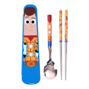 토이스토리 진공쥬니어 스텐 수저 케이스 세트 도시락