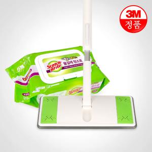 3M 막대걸레 올터치 더블액션 표준형 + 물걸레포 표준형(20매)