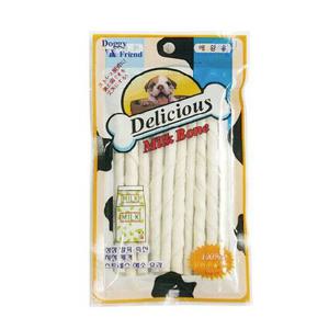 도기프랜드 우유껌 스틱(10P) 천연우피/개껌/우유껌