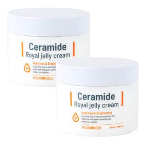(2개)푸드어홀릭 세라마이드 로얄젤리 크림 100ml