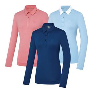 콜핑 기능성 멜란지 여성 등산 카라티셔츠