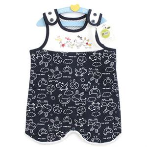 [삐까부]유아 아동 아기 가을 겨울 수면조끼 이중보온 동물농장 수면조끼