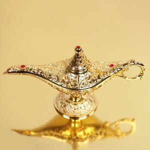 알라딘 지니 요술램프 [행운의 상징 황금 골드 엔틱 사진 촬영]