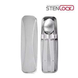 스텐락 스텐304 어린이 유아 수저 젓가락 케이스 세트