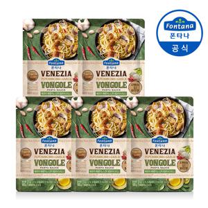 폰타나 페페론치노 갈릭 봉골레 파스타소스 100gx5개 /파우치