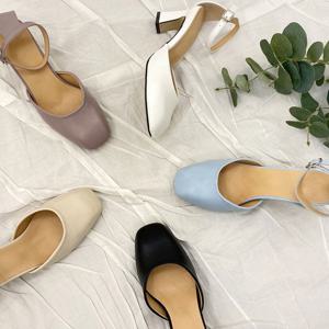 사이드오픈 버클스트랩 5color 펌프스 RJ-ak328