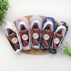 베르누베 여성 덧신 꽃무늬 올레이스