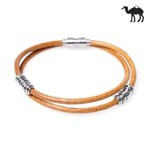 [Jbans]링포인트 더블가죽 레이어드팔찌 (C1801-AC443_BR)