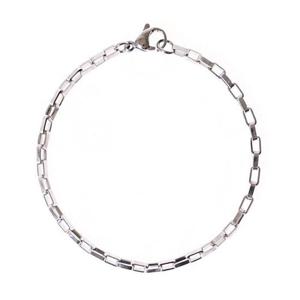 [Jbans]볼드박스 써지컬스틸 체인팔찌 (02-AC514_SV)