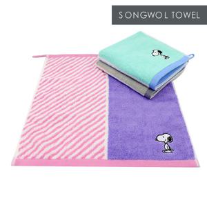[송월타올]스누피스플릿36 고리타월/어린이집수건/주방타월 1장
