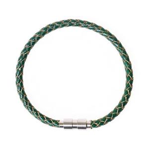 [Jbans]트위스트 가죽 커플팔찌 (02-AC526_GN)