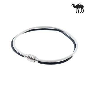 [Jbans]슬림더블가죽 커플팔찌 (C1602-AC254_WT)