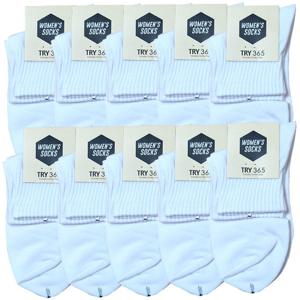 TRY여학생용주니어단목양말10켤레TWSCC17W