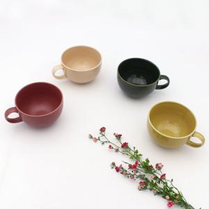 달소금 큰머그컵 도자기 카푸치노 빅 라떼잔(4color)