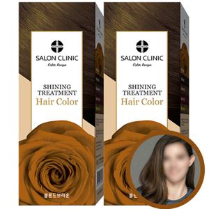 [살롱클리닉] 셀프 염색약 블론드브라운 (2개)