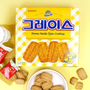 크라운 그레이스 298g / 쿠키 간식 사무실 과자