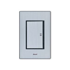 전기스위치커버 3로스위치 1구 LINE S 실버