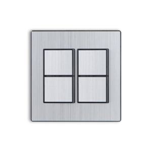 전기스위치커버 4구 스위치 D3 블랙& 실버