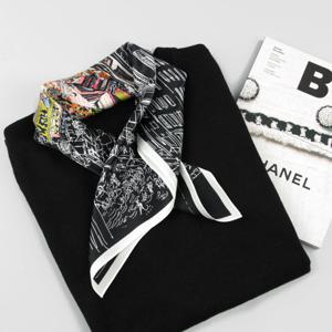 [베네]루프탑 가든 실크 쁘띠 스카프