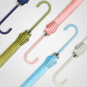 파스텔 패션 핸들 16살대 대형 장우산