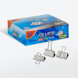 [알파] 더블클립 실버 25mm(중)
