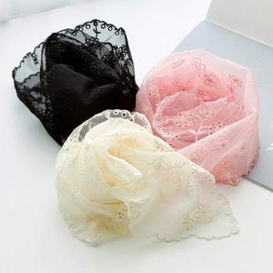 [리본크림][국산]사계절 레이스 쁘띠 스카프 10종 들꽃