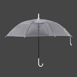 반자동 시야확보 가벼운 투명 깔끔 비닐 1단 우산