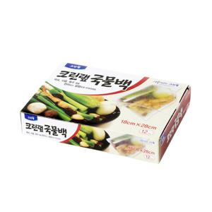 크린랩 다시백 국물백 12매