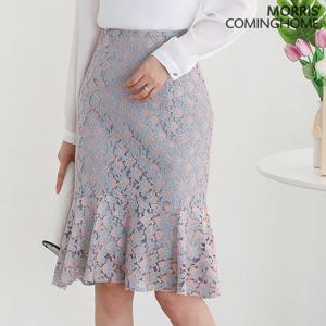 [한정/특가][모리스커밍홈]엘레강스 레이스 훌 스커트_[M2104SK051A]